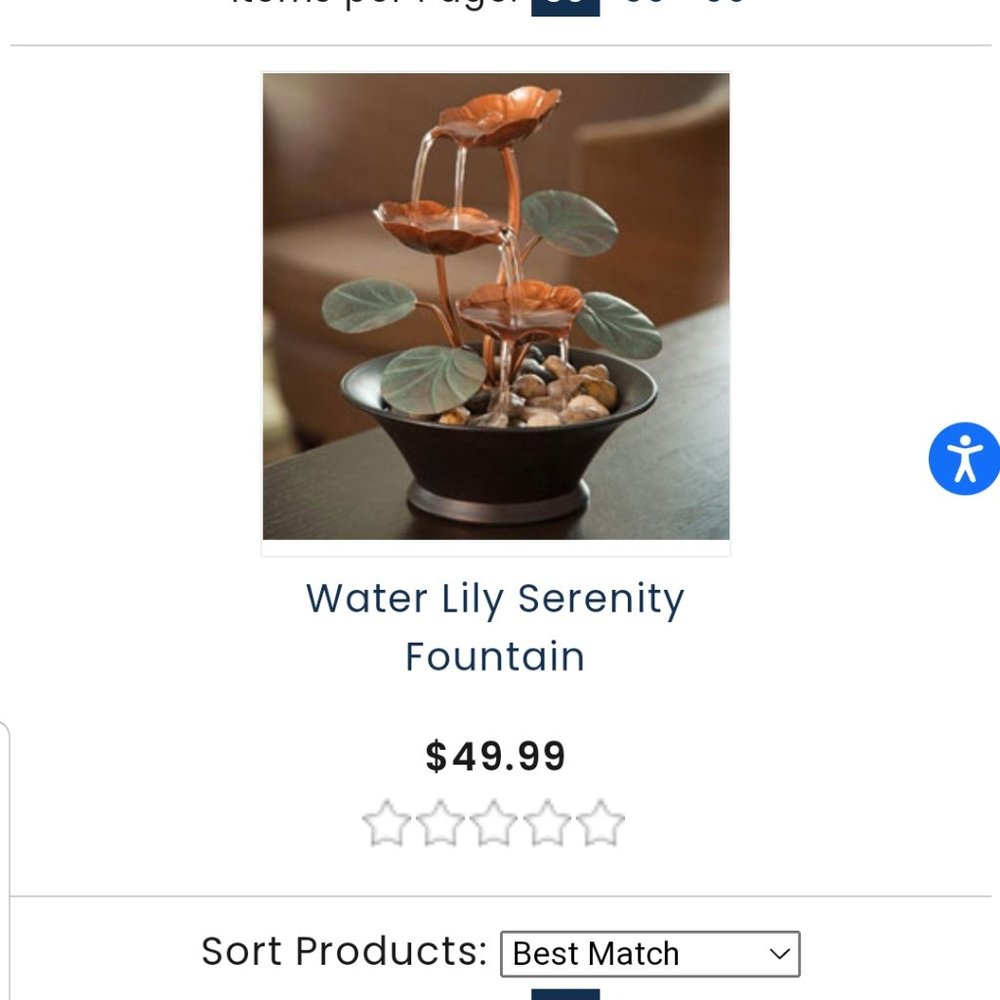 Water Lily Serenity Fountain